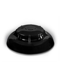 Detector óptico de fumaça convencional Inim ID100B. Base não incluída. Preto