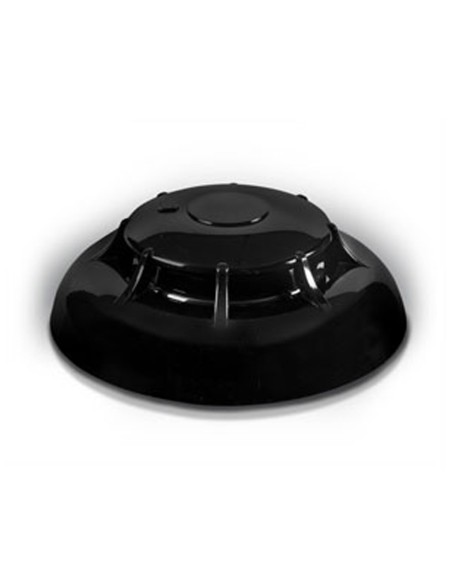 Detector óptico de fumaça convencional Inim ID100B. Base não incluída. Preto