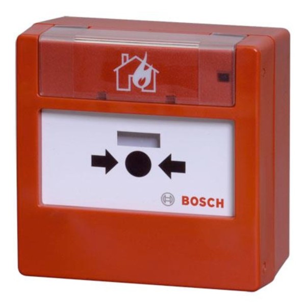 Botão vermelho convencional Bosch FMC-300RW-GSRRD. Para instalação interna. Montagem de superfície. Rearmable