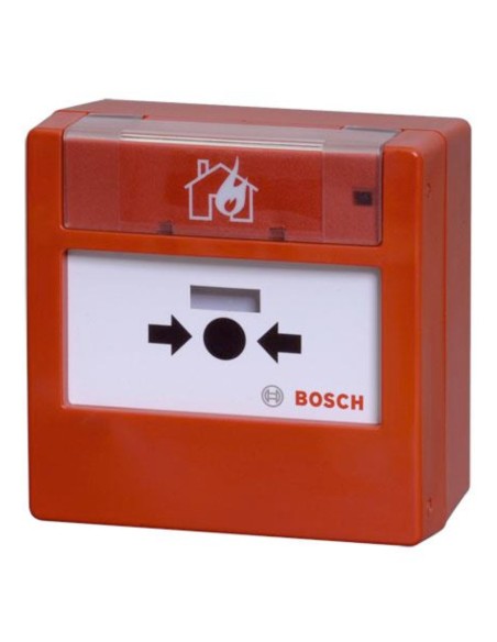 Comprar BOSCH FMC-300RW-GSRRD Pulsador convencional color rojo. Para instalación en interiores. Montaje en superficie. Rearmable
