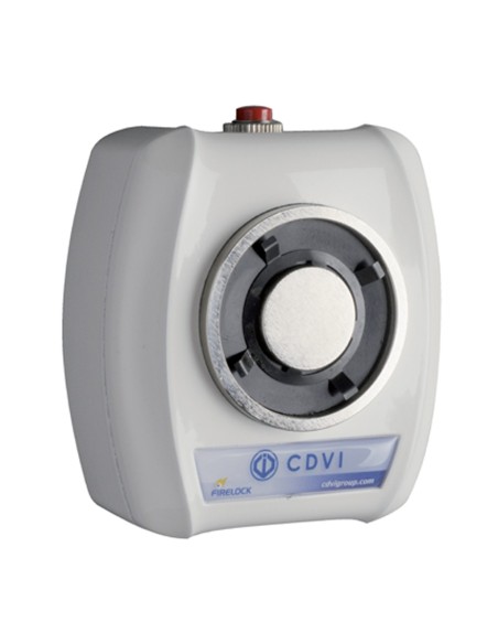 Retentor eletromagnético CDVI VIRA5024 para firewall 50kg - 24VDC