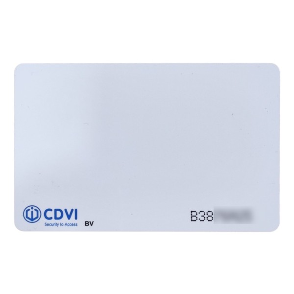 CDVI BV PROXIMIDADE Cartão 13.56MHz - MIFARE® ISO 0.8mm