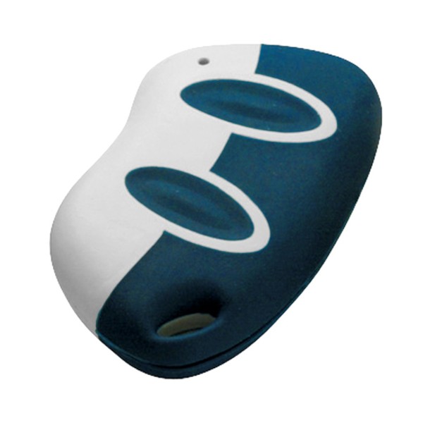 CDVI setr2641am2-b comissor de comissor controle "mini" rf 433MHz de 2 canais - azul