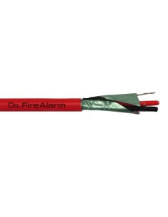 Comprar DRFIREALARM FIRE2X1.5-LSZH Rollo 100m de cable manguera rojo flexible trenzado 2 hilos apantallado LSZH (2x1.5) CPR FIRE
