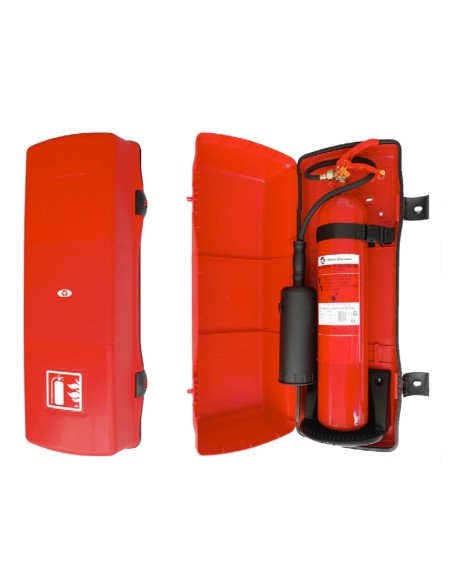 Comprar SIEX M003857 Armario modelo CO2 color rojo para extintor 5Kg M003857