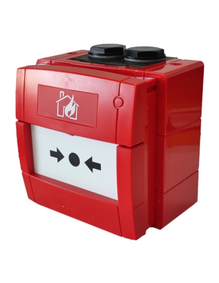 Notificador W1A-R470SG-K013-81 Botão Convencional de Alarme. Intristan Seguro EEX 470?. Ip67. Cor vermelha