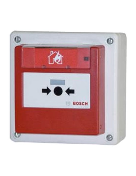 Comprar BOSCH FMC-420RW-HSRRD Pulsador alarma exterior rearmable. Montaje superficie. Color rojo FMC-420RW-HSRRD