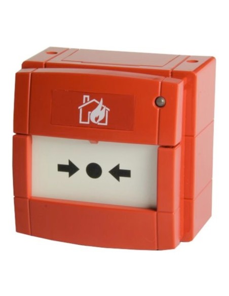Comprar MORLEY R5A-RF Pulsador manual de alarma estanco vía radio en red Mesh de Agile. Incluye 4 pilas CR123A R5A-RF