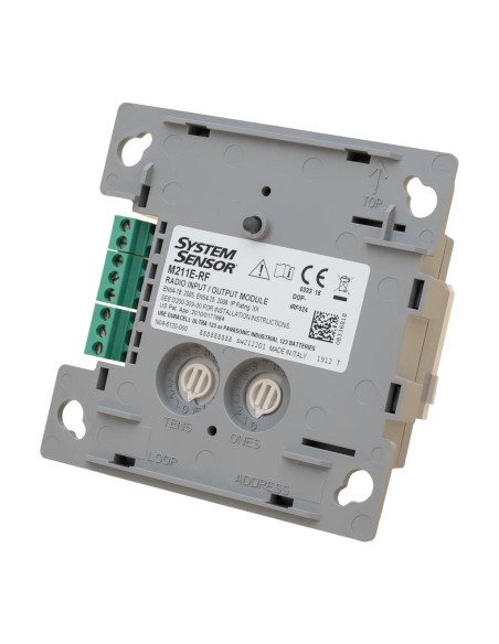 Módulo MORLEY M211E-RF 1 Entrada e 1 saída via rádio na bagunça vermelha de ágil. Inclui 4 pilhas CR123A