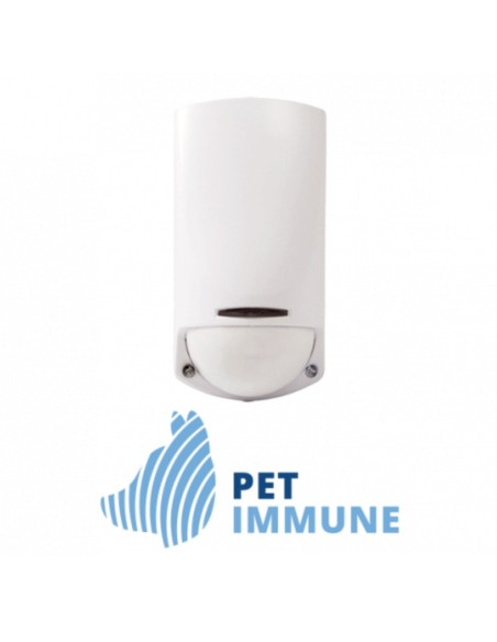 Inim QDTP200H3 - um detector volumétrico de dupla tecnologia. Faixa de 15m. Detecção de 90 °. Antimasking. Grau 3