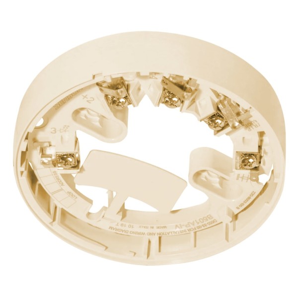 Comprar MORLEY MI/B501AP/IV Base estándar para detector analógico serie HMI. Color marfil MI/B501AP/IV