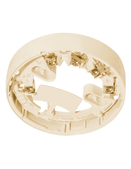 Comprar MORLEY MI/B501AP/IV Base estándar para detector analógico serie HMI. Color marfil MI/B501AP/IV