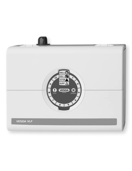 Notificador VLF-250-01 VESDA Focus de laser de 1 foco de canal. 1 tubulação total 25m. Com LEDs