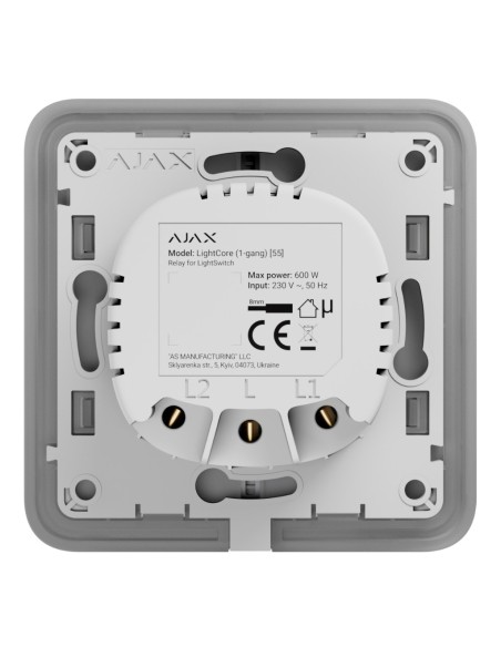 Comprar AJAX LIGHTSWITCH-LIGHTCORE-1G Ajax LightSwitch LightCore 1-gang. Interruptor Simple LIGHTSWITCH-LIGHTCORE-1G