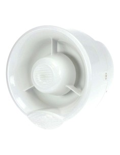 Comprar INIM WS2010WE Sirena de pared vía radio bidireccional serie FireVibes. Color blanco WS2010WE