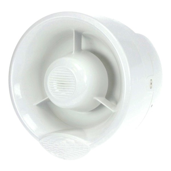 Comprar INIM WS2010WE Sirena de pared vía radio bidireccional serie FireVibes. Color blanco WS2010WE