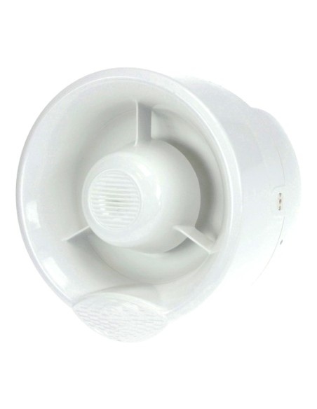 Comprar INIM WS2010WE Sirena de pared vía radio bidireccional serie FireVibes. Color blanco WS2010WE