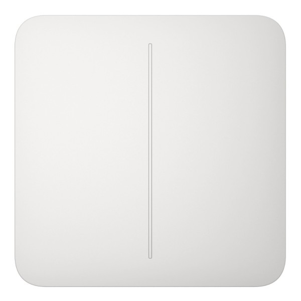 Comprar AJAX LIGHTSWITCH-2G-WH Ajax LightSwitch SoloButton 2-gang. Pulsador Doble. Color Blanco LIGHTSWITCH-2G-WH