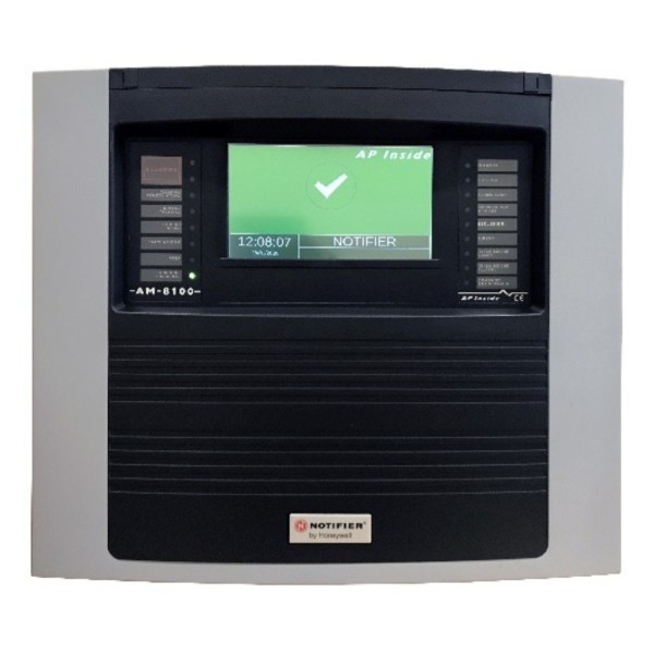 Notifier AM-8100 Analog Central AM-8100 de 1 loop inigualável. Com Protocolo Opal (avançado) de 159 + 159 dispositivos