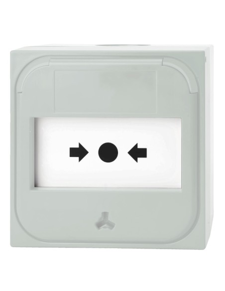 Comprar KIDDE COMMERCIAL NC-MC-0-W Pulsador manual inteligente convencional 0?. Color blanco NC-MC-0-W