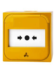 Comprar KIDDE COMMERCIAL NC-MC-0-Y Pulsador manual inteligente convencional 0?. Color amarillo NC-MC-0-Y