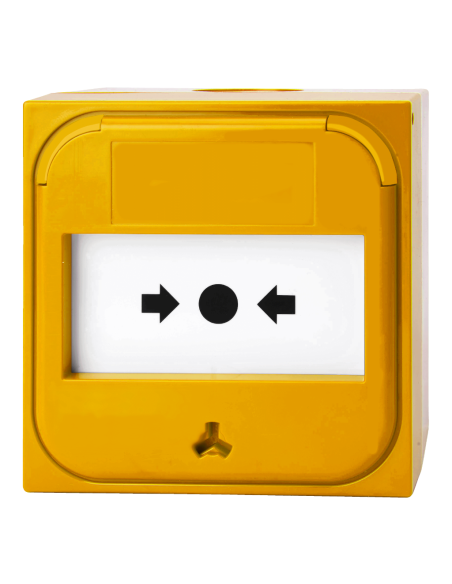 Comprar KIDDE COMMERCIAL NC-MC-0-Y Pulsador manual inteligente convencional 0?. Color amarillo NC-MC-0-Y