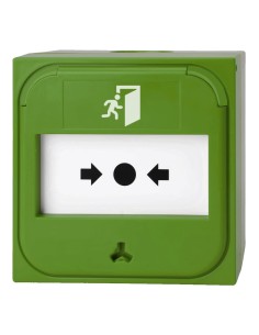 Comprar KIDDE COMMERCIAL NC-MC-0-G Pulsador manual inteligente convencional 0?. Color Verde NC-MC-0-G