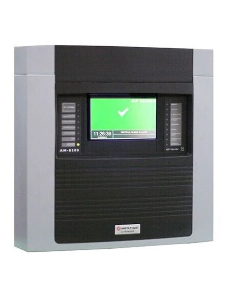 NOTIFIER AM-8200N Analog Central 2 laços com protocolo opal (avançado). Expansível até 4 loops com cartão lib-8200n