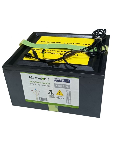 Comprar MASTER BATTERY BAT-6V960AH-DC Batería de Zinc-Aire 6V-960Ah. Triple conector BAT-6V960AH-DC