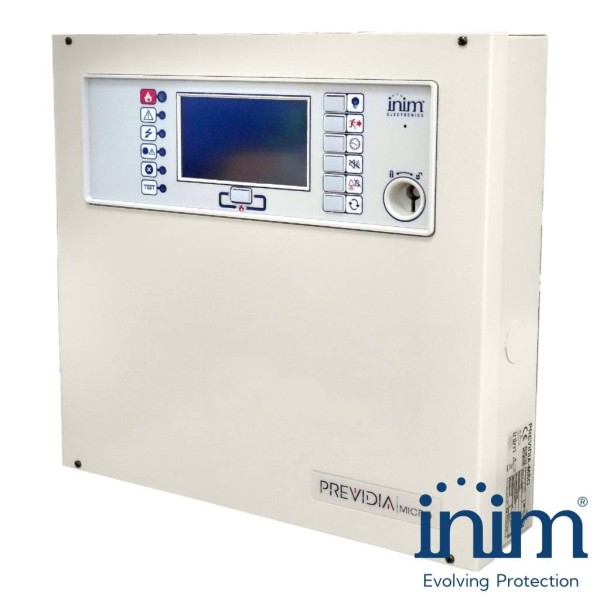Comprar INIM PREVIDIA-MSEZG Central convencional Previdia Micro. Indicadores LED. Con canal de extinción. Caja Pequeña. Color Gr