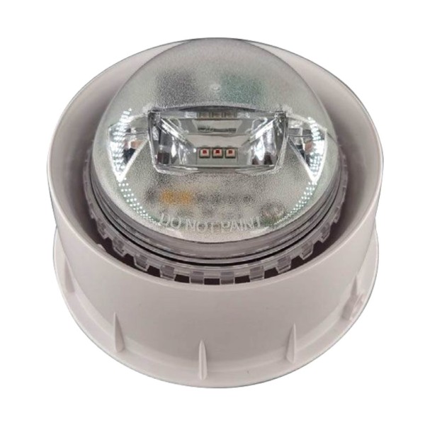 Notifier WRA-PC-I02 Siren direccionável com flash vermelho e isolante embutido. Habitação Branca. EN54 / 23 Categoria W