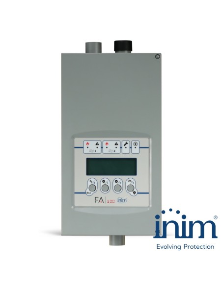 Inim FA100 / 1 1 Sistema de sucção de canal baseado em tecnologia de luz dupla