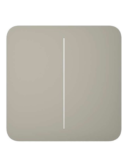 Comprar AJAX LIGHTSWITCH-2G-OL Ajax LightSwitch SoloButton 2-gang. Pulsador Doble. Color Oliva LIGHTSWITCH-2G-OL