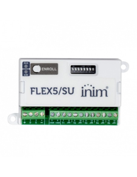 Comprar INIM FLEX5/SU Modulo expansor de 5 terminales de entrada/salida. Grado 3 FLEX5/SU