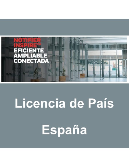 Comprar NOTIFIER HOP-931-1ES Licencia de país Notifier INSPIRE. España HOP-931-1ES