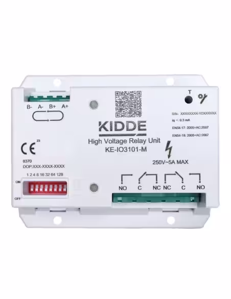 Acquista KIDDE KE-IO3101-M KIDDE. Modulo relè ad alta tensione per sistemi analogici serie Excellence.