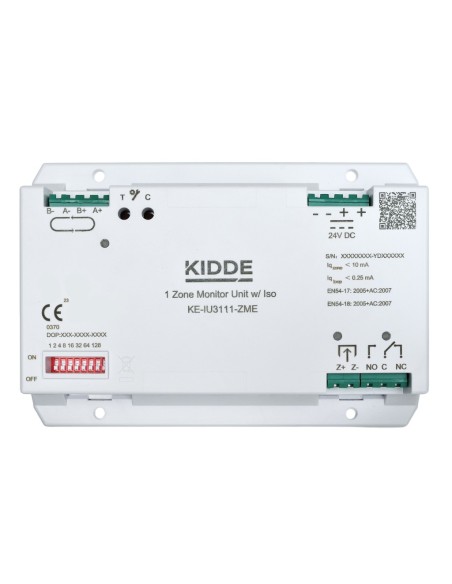 Acheter KIDDE KE-IU3111-ZME KIDDE. Module de surveillance à 1 zone conventionnelle pour systèmes analogiques de la série Excelle