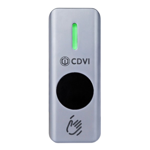 Acheter CDVI RTE-AIR CDVI. Bouton-poussoir IR sans contact étroit en acier inoxydable IP68 80x32x23 mm. Capteur 3–15 cm, tempori