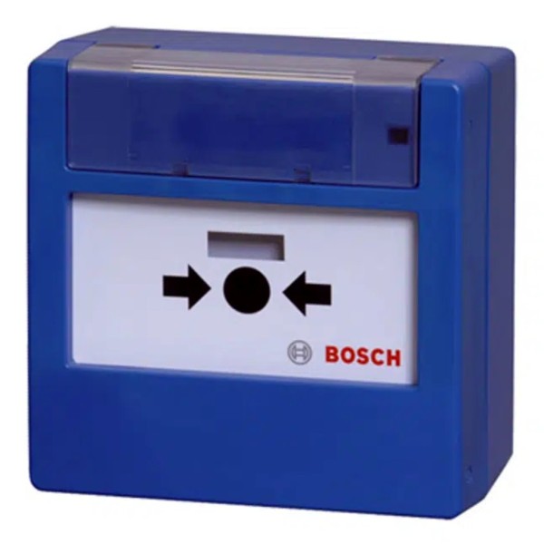 Comprar BOSCH FMC-420RW-GSRBU Pulsador alarma rearmable. Montaje superficie. Color azul FMC-420RW-GSRBU