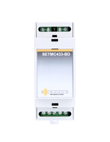 Comprar CDVI SETMC433BD Transmisor RF para montaje en carril DIN. 4 canales SETMC433BD