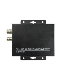 DRUTP DR-UTP-4KBNC2HDMI Converter com entrada BNC (CVI TVI AHD CVBS até 4K) e saída HDMI 1080P