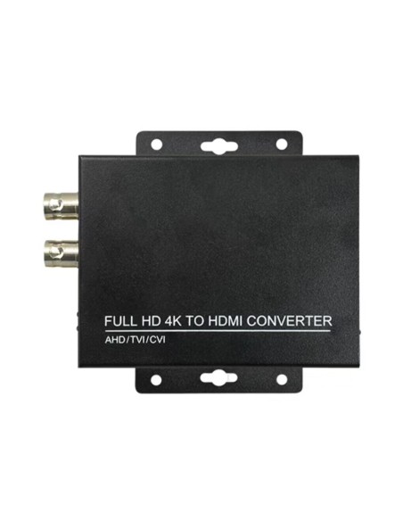 DRUTP DR-UTP-4KBNC2HDMI Converter com entrada BNC (CVI TVI AHD CVBS até 4K) e saída HDMI 1080P