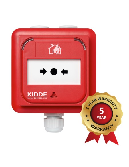 Acquistare KIDDE KE-DM3010R-IP KIDDE. Pulsante manuale di allarme stagno per sistemi analogici serie Excellence
