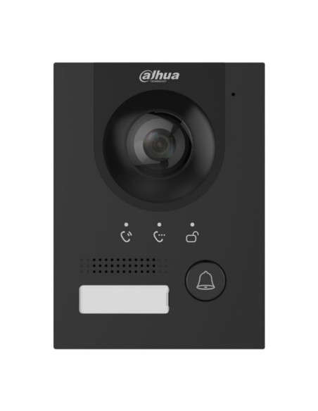 Dahua Vto2202F-P-S3-B Estação externa para X-2-WIRE / RJ45 PoE Video Poe com câmera 2MP IK07 168.6º. Preto