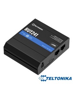 Comprar TELTONIKA RUT241 Router Teltonika Industrial 4G LTE 1xSIM Wi-Fi4 2xRJ45 RUT241