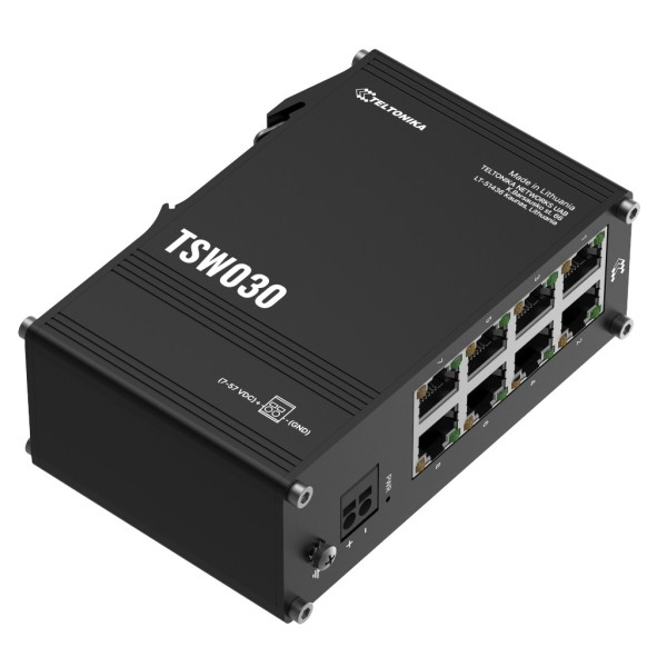Comprar TELTONIKA TSW030 Switch Teltonika Industrial 8 puertos 10/100 No_Gestionable TSW030