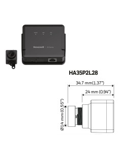 Comprar HONEYWELL HA35P2L28 Minicamara IP serie 35 Pinhole 2MP 2.8mm H265 WDR PoE 12Vdc Audio E/S HA35P2L28