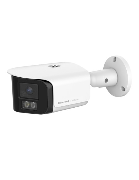 Honeywell HC35WMBAR1 Bullet IP Série 35 180 ° Dual-Sensor Dual-Light Color 2.4mm H265 WDR IV30M IP67 PoE 12VDC Áudio I / O