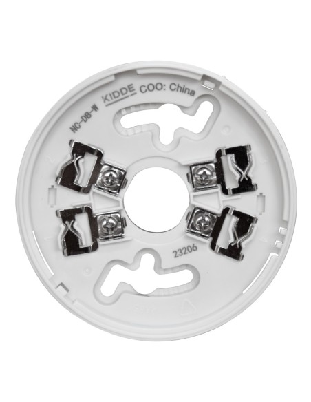 Base de detector da série NC-DB-W do Kidde. Cor branca