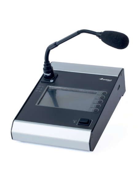 Comprar NOTIFIER ABT-DMS-LCD Estación de llamada ETH con micrófono de cuello de cisne y pantalla táctil de 4,5" ABT-DMS-LCD